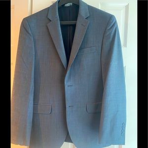 jos a banks blue mens sports coat